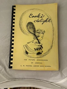 Future Homemakers of America Vintage 1968 Cookbook C W Ruckel Jr. High School - Picture 1 of 6