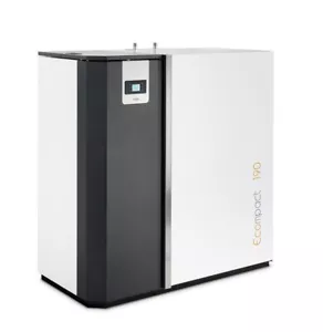 KLOVER CALDAIA A PELLET ECOMPACT 190 AUTOPULENTE 19KW STUFA TERMOSUFA - Foto 1 di 5