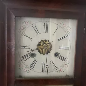 Antique EN Welch OGEE clock running and chiming 24 x 14 x 4 - Picture 1 of 5