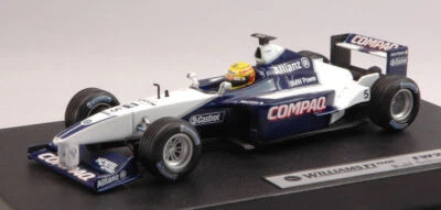 MODELLINO AUTO F1 STATICO HOT WHEELS WILLIAMS FW23 RALF SCHUMACHER 2001 #5 1:43 - Immagine 1 di 4