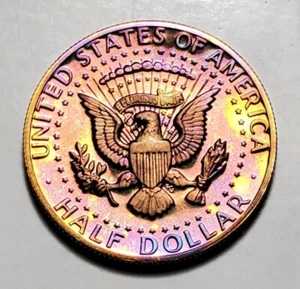 TONED 1979 S KENNEDY MEZZO DOLLARO PROOF UNC #C5461 - Foto 1 di 2