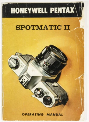 Honeywell Pentax Spotmatic II Operating Manual (with bonus digital content) - Image 1 of 4