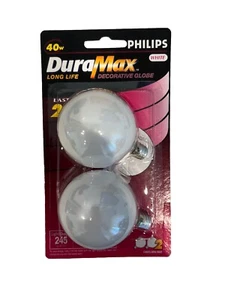 60W - 120V G16.5 E12 Base 2700K Soft White Light Bulb (6 piece - 3 Pack) - Picture 1 of 4