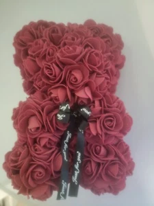 Fiore floreale schiuma rosa orsacchiotto romantico regalo San Valentino fidanzata moglie - Foto 1 di 5