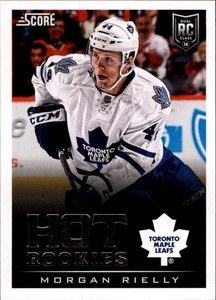 2013-14 Score Hockey #695 Morgan Rielly HR RC