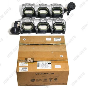 GENUINE Left + Right Side Intake Manifolds For Audi A6 A7 A8 Q5 Q7 Touareg 3.0T - Picture 1 of 6