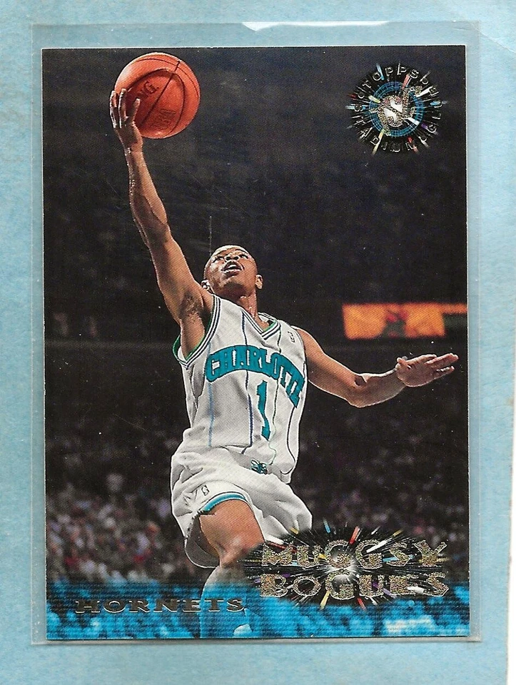 MUGGSY BOGUES - 1995-96 Stadium Club - #65 - Hornets - $1 Shipping - MINT - Image 1 of 1
