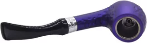 Durable Metal Smoking Pipe Tobacco Cigarettes Cigar Pipes Enchase Gift PURPLR - Picture 1 of 7