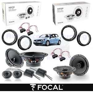 Front Speakers FOCAL AUDITOR ASE165 + ACX165 for VW GOLF VI - Picture 1 of 13
