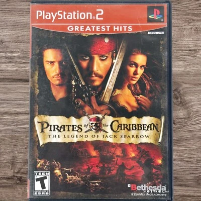 Piratas del Caribe Leyenda de Jack Sparrow GH (PlayStation2, PS) CIB Probado Foto 1 de 4