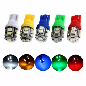 100Pcs 12V DC T10 W5W 2825 158 192 168 194 10SMD 1210 LED Wedge Side Light bulbs - Picture 1 of 13
