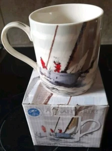 Lesser & Pavey- A Mans Life Sailing Fine China Mug - Picture 1 of 5