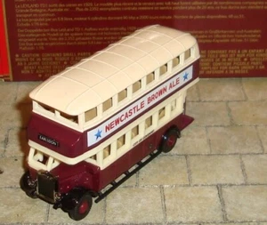 1930 LEYLAND TD1 BUS - CITY OF COVENTRY - NEWCASTLE BROWN ALE - 1:76 - MATCHBOX - Picture 1 of 7