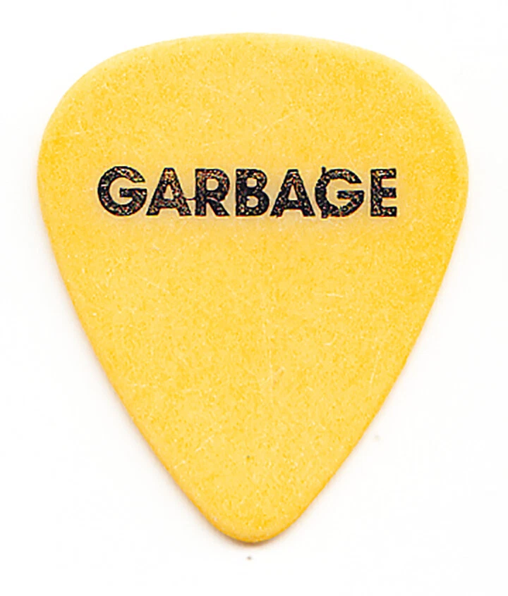 Garbage Shirley Manson Signature Yellow Guitar Pick - 2005 Bleed Like Me Tour - Image 1 of 1