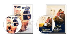 The White Sister (1923) The Wind (1928) Lillian Gish Drama Romance Movies on DVD - Imagen 1 de 1