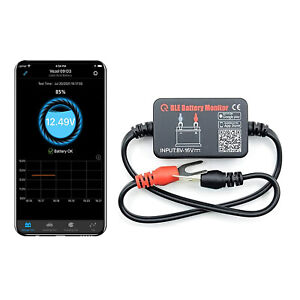 QUICKLYNKS Car Bluetooth Battery Monitor BM2 12V For Lead acid Battery Monitor