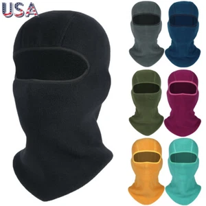 Balaclava Fleece Full Face Mask Winter Thermal Windproof Ski Hat for Men Women - Picture 1 of 19