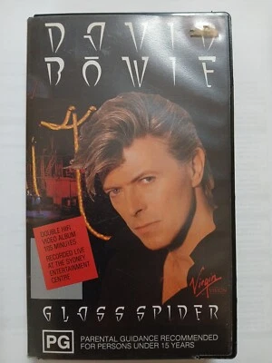 David Bowie Glass Spider Live In Sydney VHS Movie Video Cassette Tape Rare 1989 - Image 1 of 4