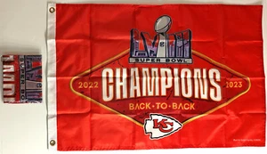 Chiefs Kingdom Super Bowl 58 LVIII Champions Flag Red Friday 2024 McDonalds #11 - Bild 1 von 2