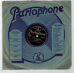 78 RPM Andreany Disk Echos Pyrenees -cor Tyrolienne Sung Parlophone 80010 Rare - Picture 1 of 2