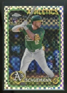 Max Schuemann 2024 Topps Chrome Update X-Fractor Refractor Rookie Card #USC42 - Picture 1 of 2