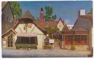 Postcard CA Carmel California Quaint Dolores Street Shops, Carmel California D11 - Picture 1 of 2