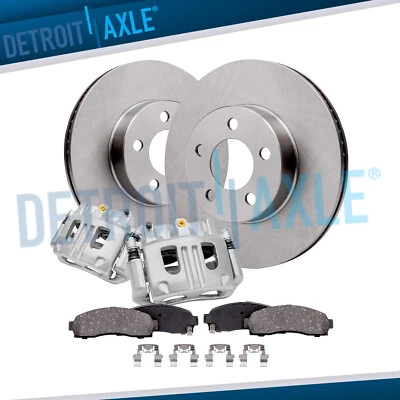 4WD Front Disc Rotors Calipers Brake Pads for Ford Explorer Sport Ranger B4000 - Image 1 of 4
