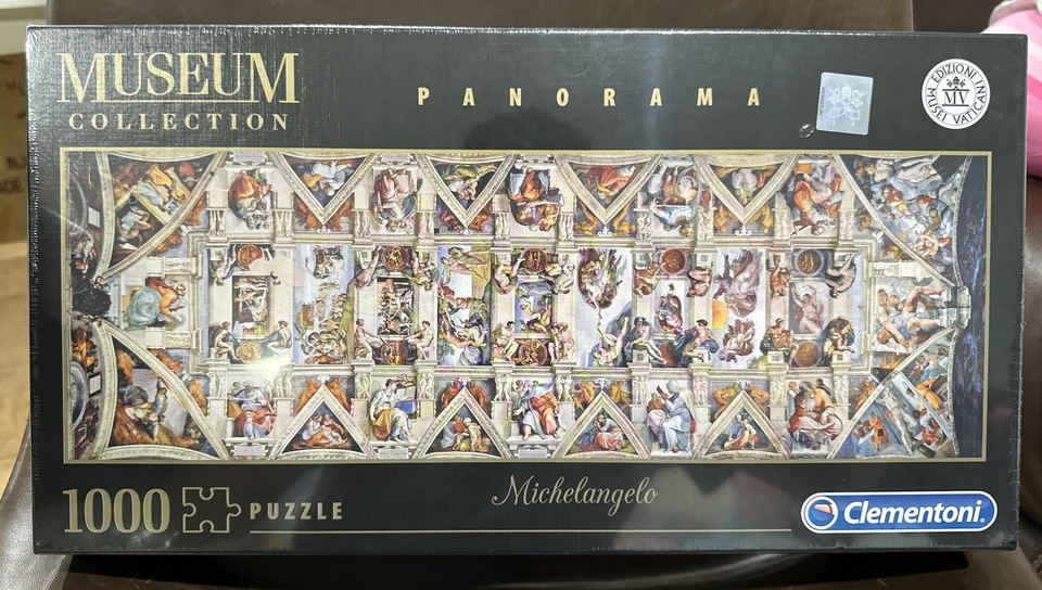 Michelangelo Sistine Chapel Ceiling Panorama Clementoni 1000 Pc Puzzle Vatican - Image 1 of 1