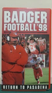 FAST SHIP: Badger Football '98. Return To Pasadena. UW Wisconsin v UCLA (VHS) - Picture 1 of 3