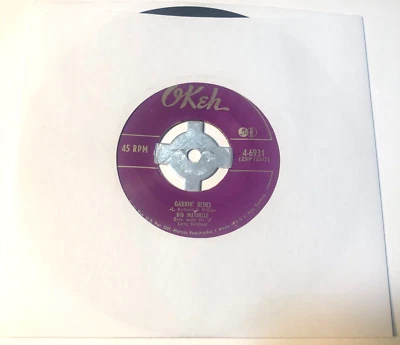 Big Maybelle 7" 45 Record Gabbin Blues / Rain Down Rain Foto 1 de 4