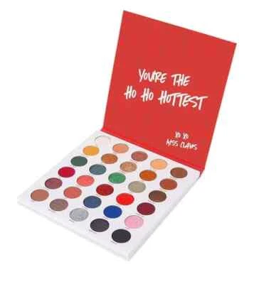 BH COSMETICS THE LIT LIST MISS CLAUS 30 COLOR EYESHADOW PALETTE HOLIDAY LUXE NEW - Image 1 of 4