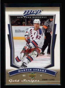 Martin Straka 2007/08 cubierta superior Jugador Más Valioso #224 Gold Scripts #089/100 Ba6510 - Imagen 1 de 1