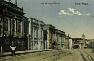 brazil, PORTO ALEGRE, Rua da Independencia (1910s) Postcard - Picture 1 of 2