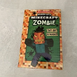Diary Of A Minecraft Zombie Box Set (Books 1 to 10) By Zack Zombie NEW PAPERBACK - Picture 1 of 6