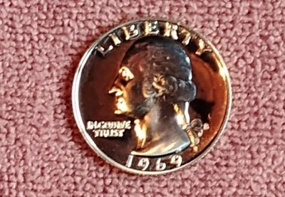 1969 S Washington Quarter Clad Proof - Image 1 of 2