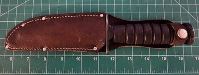 Cuchillo de supervivencia de piloto CAMILLUS - aprox. Años 50 - con funda Foto 1 de 4