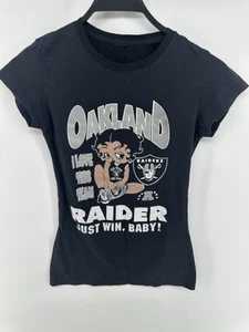 Oakland Raiders Betty Boop Women's Top sizes Small #E1 - Picture 1 of 2