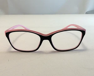 Occhiali da lettura Betsey Johnson neri e rosa blush lettori viso +1,50 - Foto 1 di 5