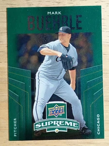 Upper Deck Supreme Green #S11 Mark Buehrle 2010 - Imagen 1 de 2
