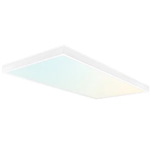 LUXRITE 1x2 Surface Mount Panel Light 5CCT Dimmable Up to 3300LM 18/24/30W - Picture 1 of 7
