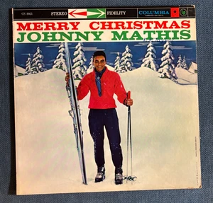 Johnny Mathis ‘Merry Christmas’ Vinyl LP Columbia CS8021 Record TESTED VG/VG - Picture 1 of 5
