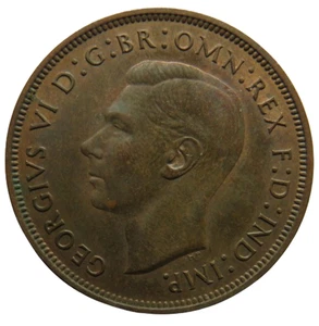 1938 King George VI One Penny Coin In Better Grade - Picture 1 of 3
