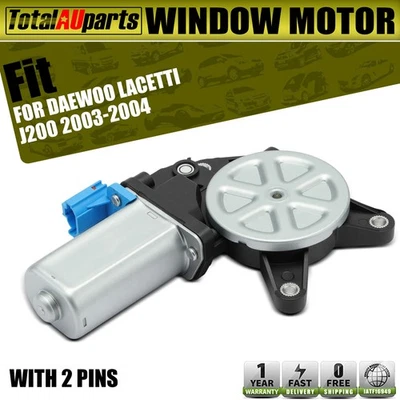 Front Right Window Regulator Motor for Daewoo Lacetti J200 2003-2004 2 Pins - image 1 of 4