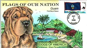 Collins handbemalt 4286 Guam Shar-Pei Hund - Bild 1 von 1