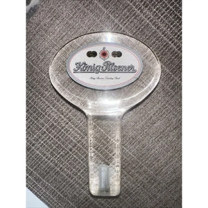 KONIG PILSNER LUCITE DOUBLE SIDED TAP HANDLE GERMAN BIER TAP KNOB - Picture 1 of 6