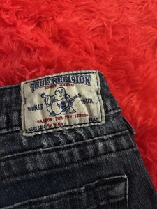 TRUE RELIGION JEANS RICKY SUPER T RN#112790 CA#30427 SZ 29 Dark Wash - Picture 1 of 11