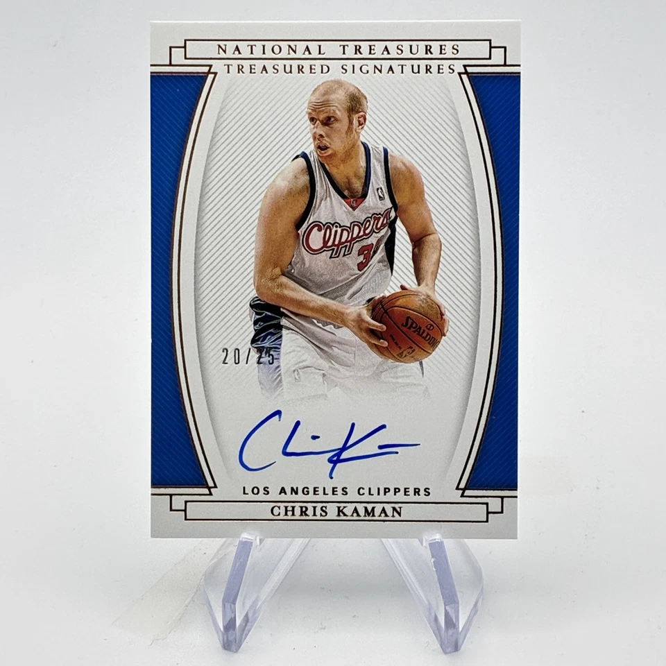 Chris Kaman Treasured Signatures/25 Auto 2020-21 National Treasures #TS-CKA Foto 1 de 2