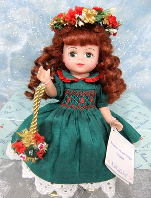 亚历山大夫人 8 英寸赛季绿色 MAGGIE-26040 完好盒,标签,真品证明-Restrung — 第 1/4 张图片