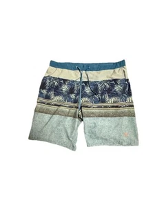 Zeroxposur Men's Medium Blue Pike Lightweight Swim Trunks Drawstring XL - Picture 1 of 10