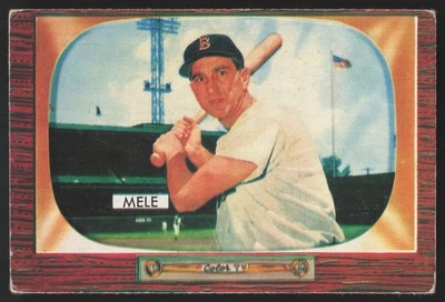 1955 Bowman Sam Mele #147 - Boston Red Sox - VG - Image 1 of 2